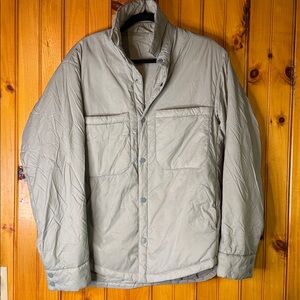 Zara light green puffer jacket for men